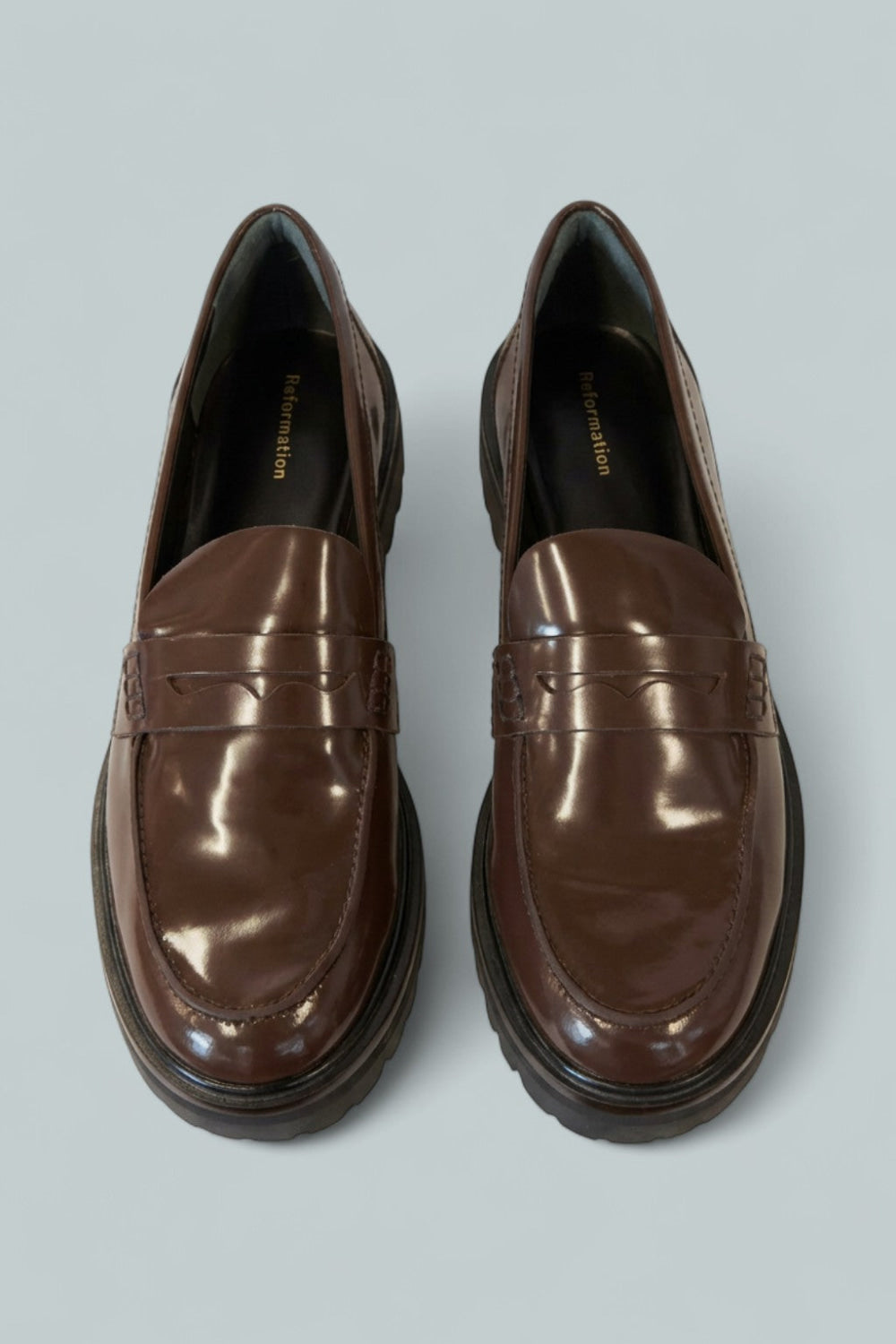 Women’s Ani Ruched Loafer Flats - Espresso Leather - 8.5 - Loafers