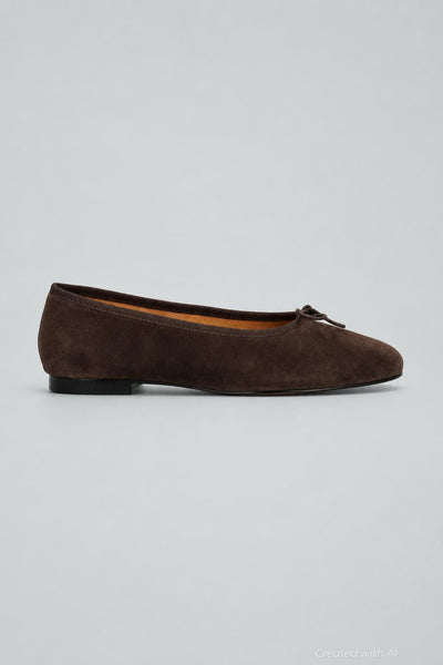 Women’s April Ballet Flats - Dark Carob - 7 - Flats