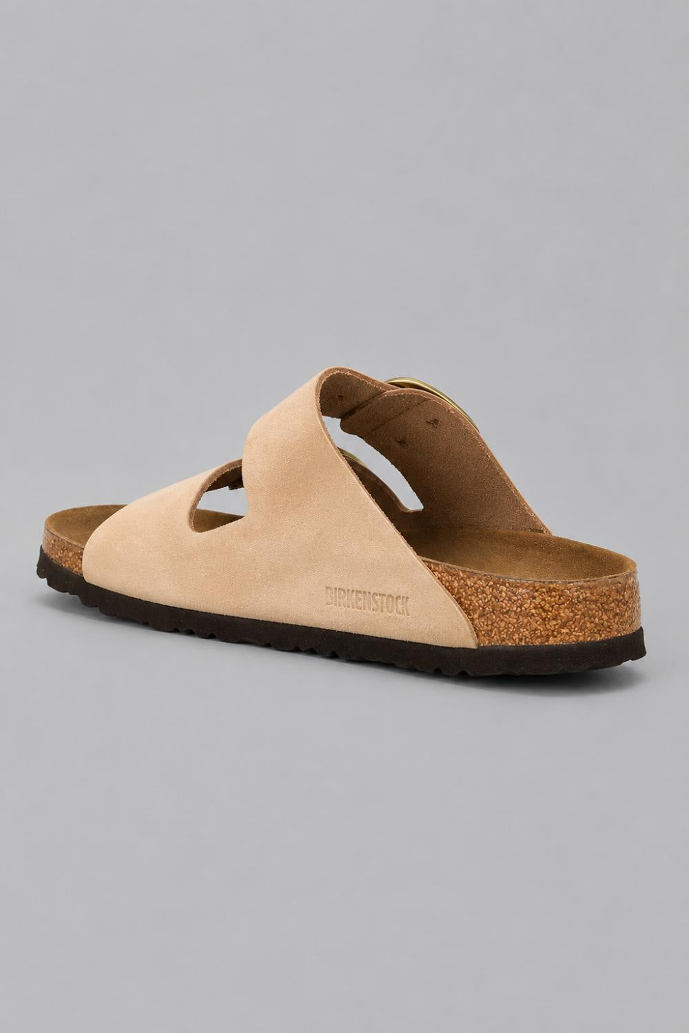 Women’s Arizona Big Buckle Slide Sandals - Sandcastle Nubuck/Gold - 10 10.5 US / 41 EU - Sandal