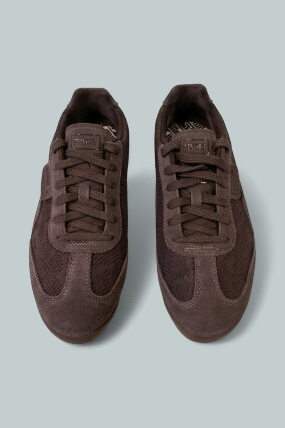 Women’s Arizona Python Embossed Sneakers - Chocolate Brown - 9.5 - Sneaker