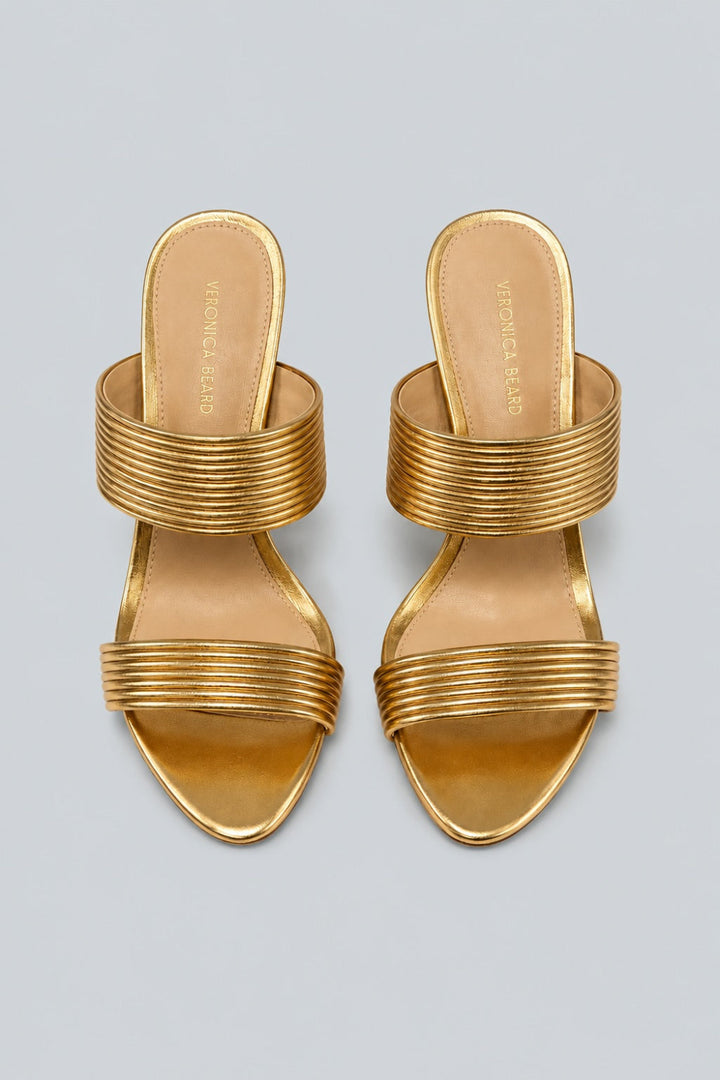 Women’s Asha Mignon High Heel Strappy Sandals - Gold - 5.5 - Sandals