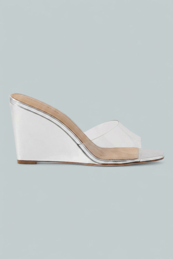 Women’s Asha Wedge Sandals - Clear/Silver - Sandals