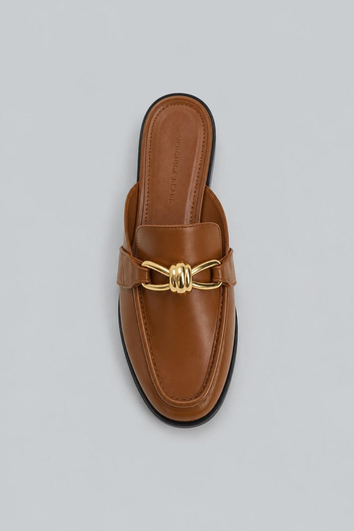 Women’s Astaire Open Back Loafers - Amber - 6 US / 36 EU - Mules