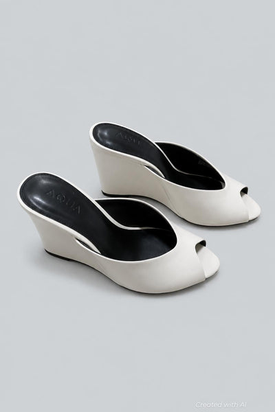 Women’s Astra Wedge Pumps - Bone - 8 - Heels