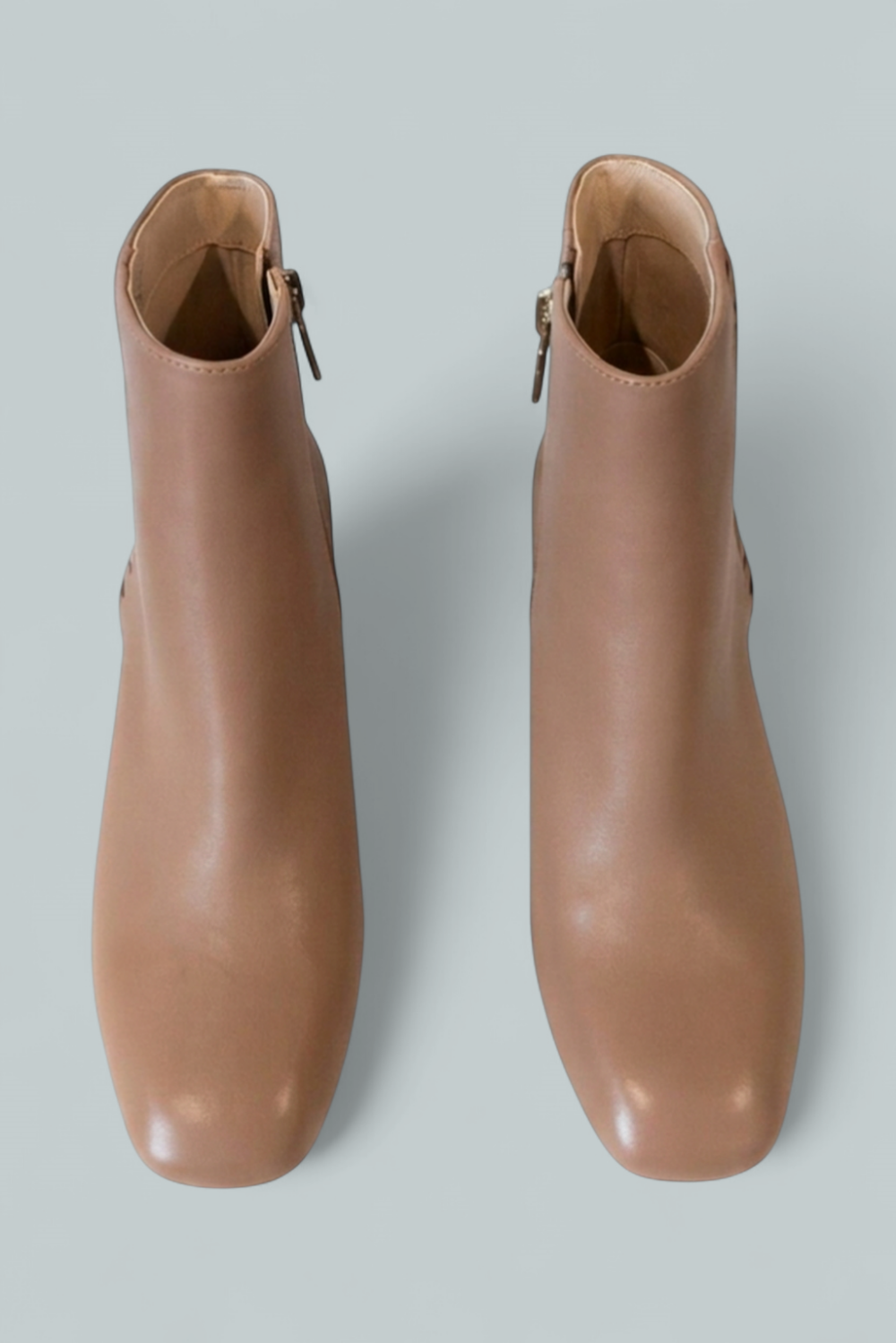Women’s Augustine Block Heel Booties - Cafe Au Lait - 7 - Bootie