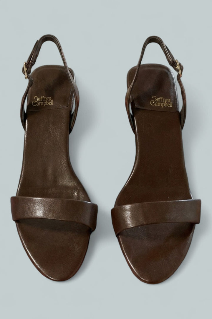 Women’s Augustine Slingback Sandals - Coffee - 9 - Slingback