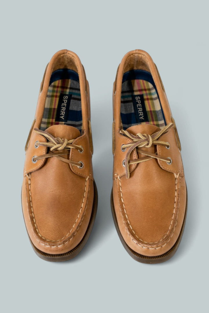 Women’s Authentic Original Boat Shoes - Tan - 9 - Loafers