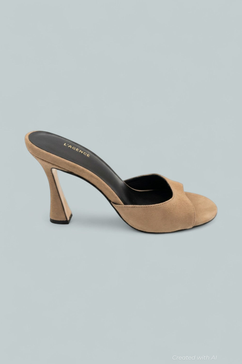 Women’s Avery Slide High Heel Sandals - Cappuc Suede - 8 - Sandals