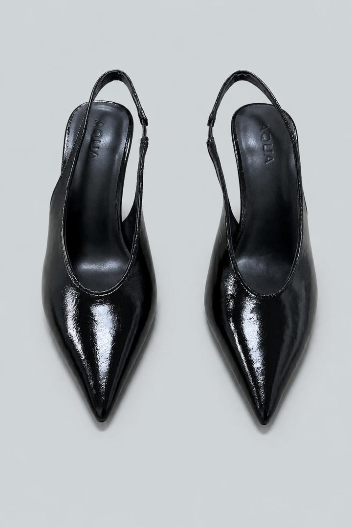 Women’s Azure Pumps - Black Leather - Heels
