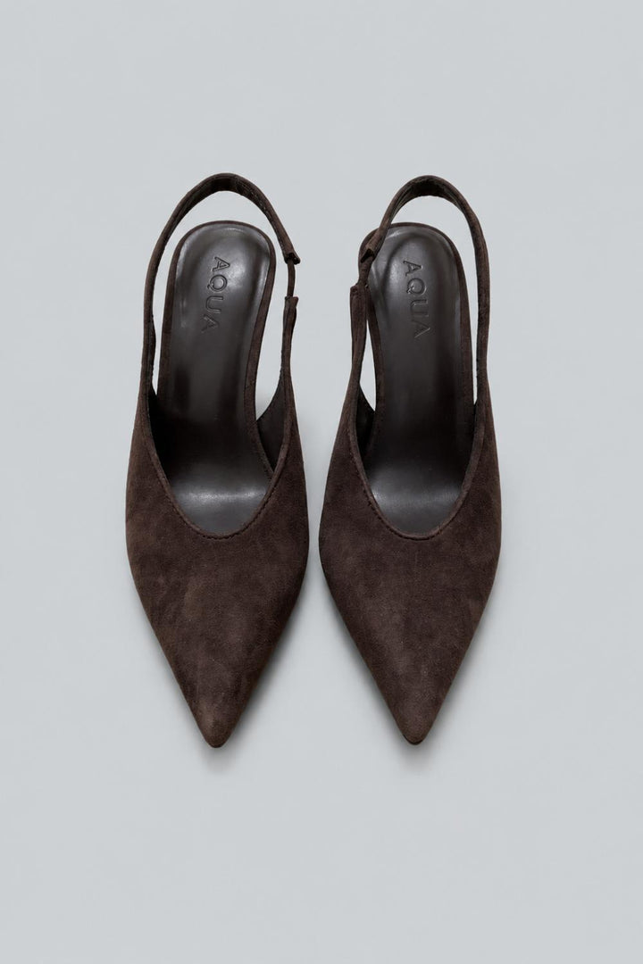 Women’s Azure Pumps - Brown Suede - Heels