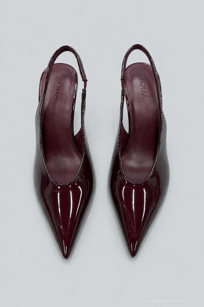 Women’s Azure Pumps - Dark Cherry - Heels