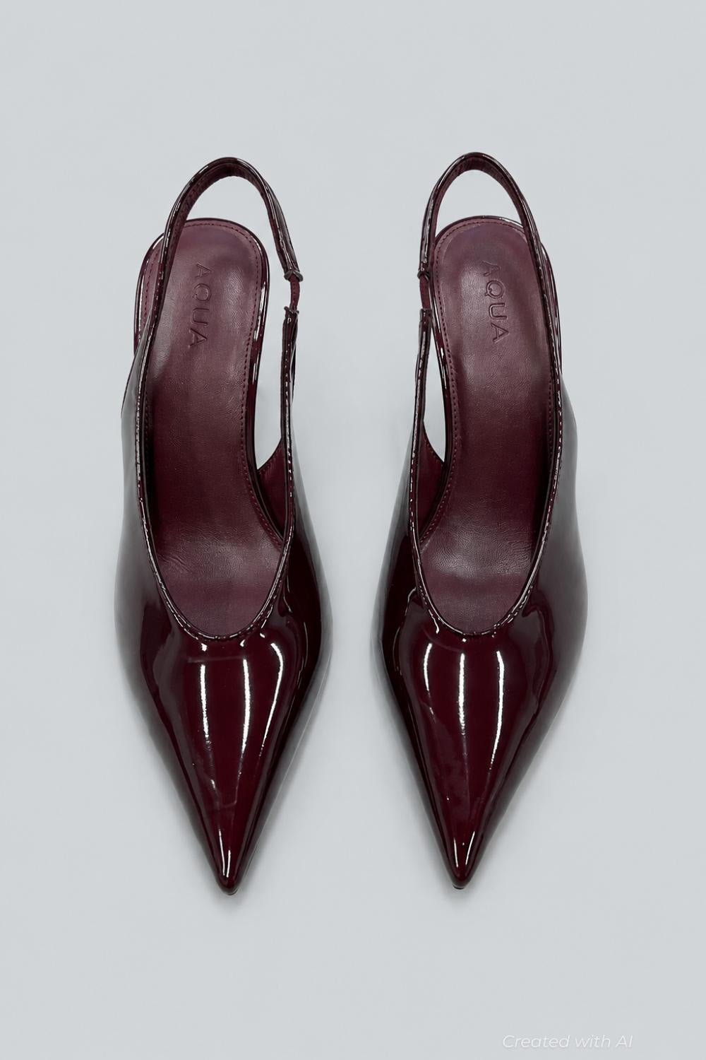 Women’s Azure Pumps - Dark Cherry - Heels
