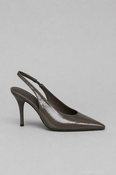 Women’s Azure Pumps Exclusive - Gray Leather - US W 7 - Heels