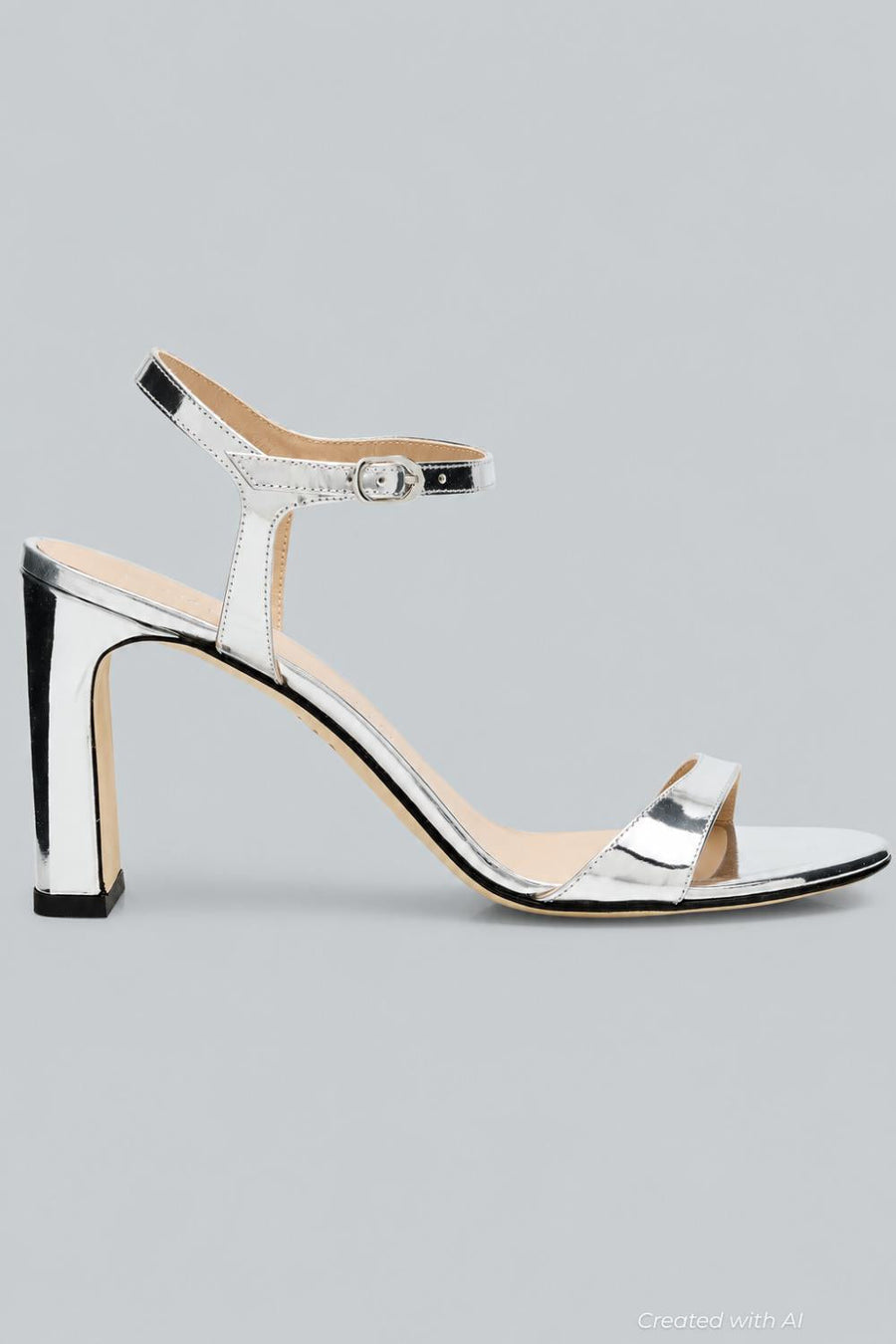Women’s Babette 85 Sandals - Silver - 8 - Sandal