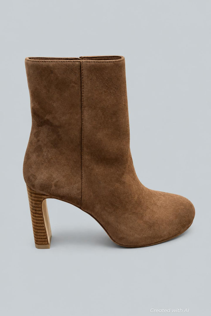 Women’s Babette Platform Booties - Toasted Almond - 8 - Bootie