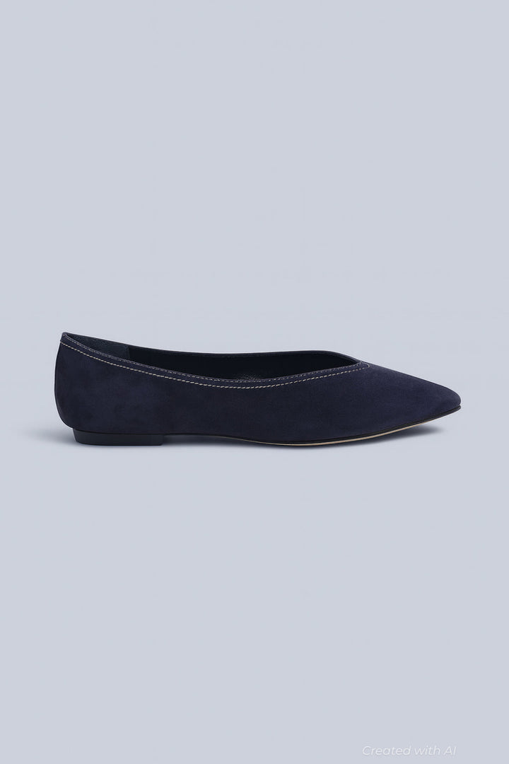 Women’s Bancroft Pointed Flats - Navy - 9 - Flats