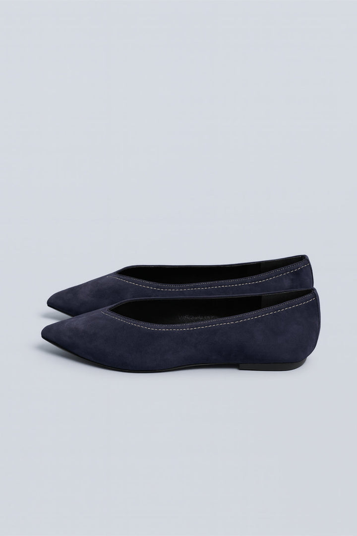 Women’s Bancroft Pointed Flats - Navy - 9 - Flats