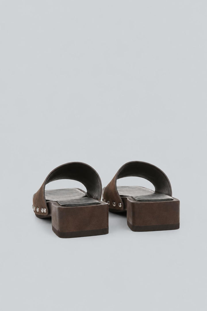 Women’s Barbara Studded Sandals - Dark Mocha - Sandal