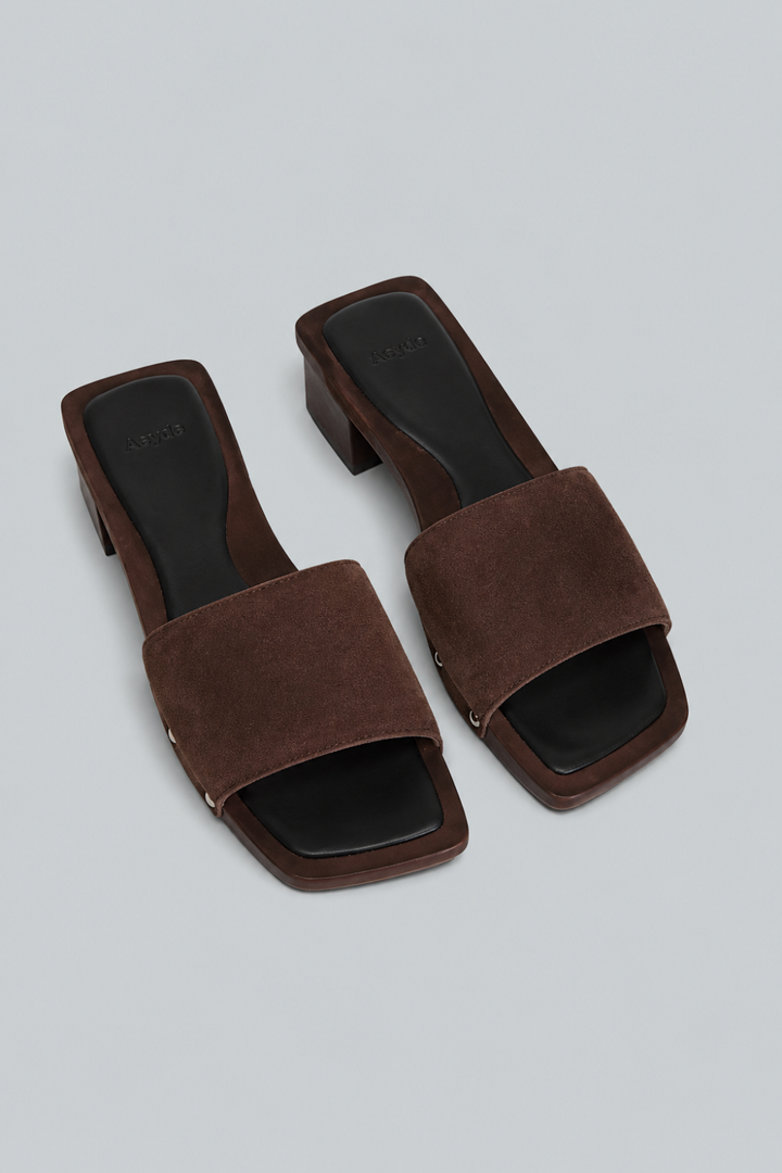 Women’s Barbara Studded Sandals - Dark Mocha - Sandal