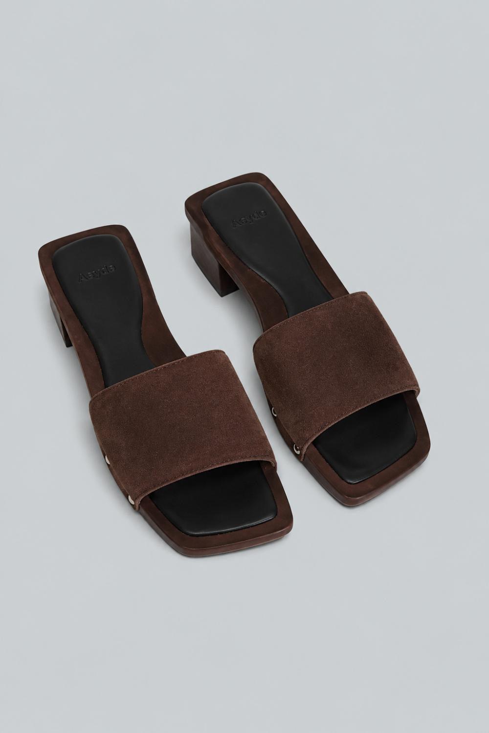 Women’s Barbara Studded Sandals - Dark Mocha - Sandal