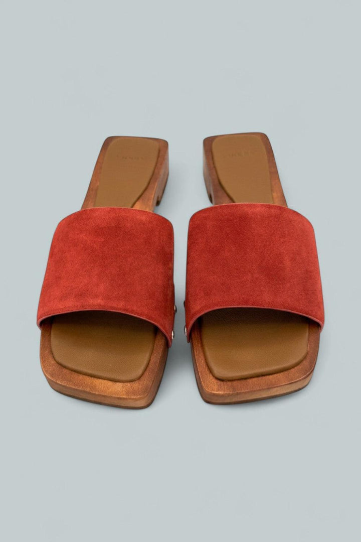 Women’s Barbara Studded Sandals - Poppy Red - 9 - Sandals