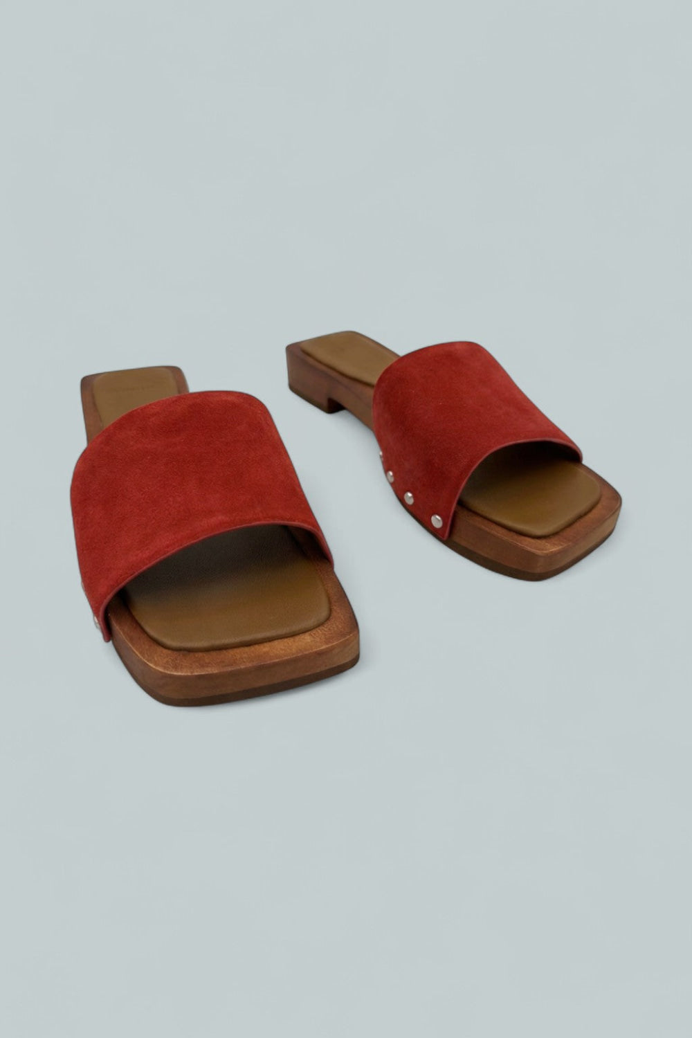 Women’s Barbara Studded Sandals - Poppy Red - 9 - Sandals