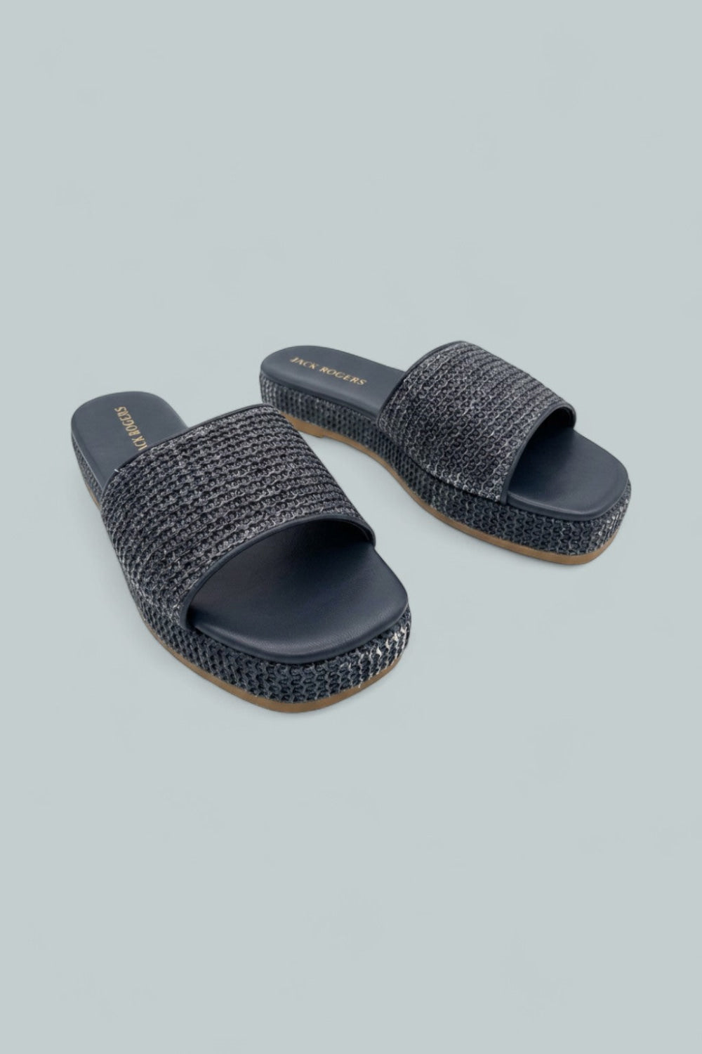 Women’s Bay Raffia Flatform Sandals - Midnight - 11 - Sandals