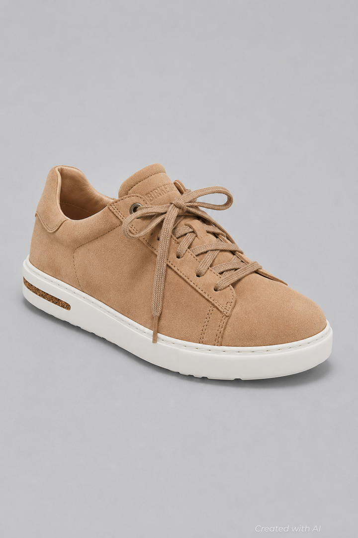 Women’s Bend Lace Up Sneakers - Beige - Sneaker