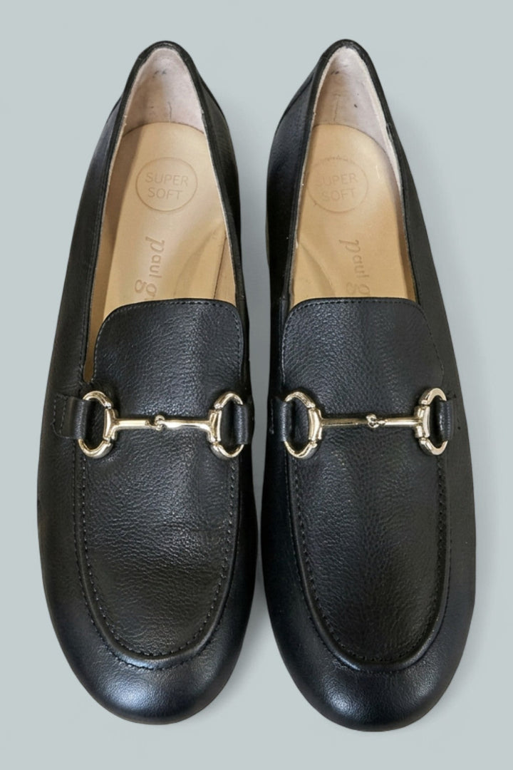 Women’s Bethany Flats - Black Leather - Loafers