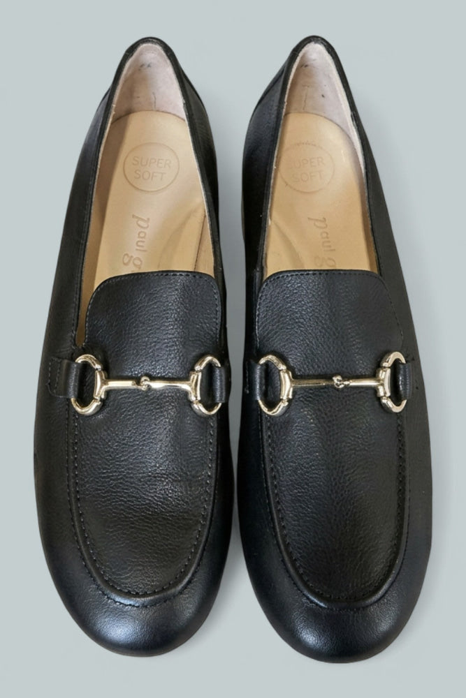 Women’s Bethany Flats - Black Leather - Loafers
