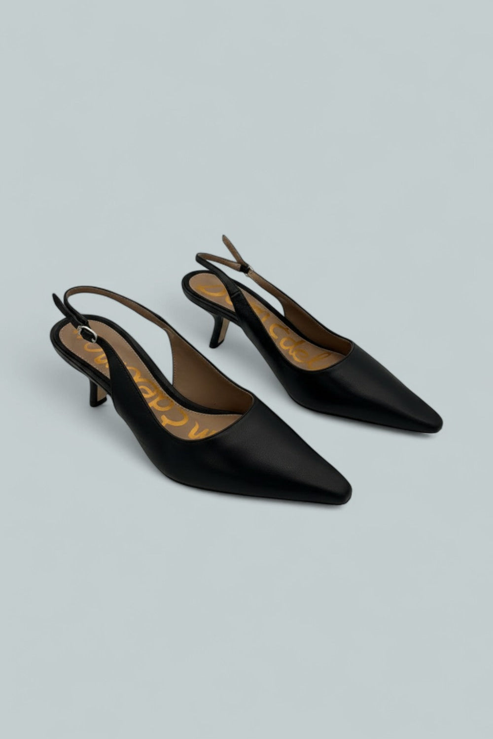 Women’s Bianka Slingback Kitten Heels - Black - Pumps