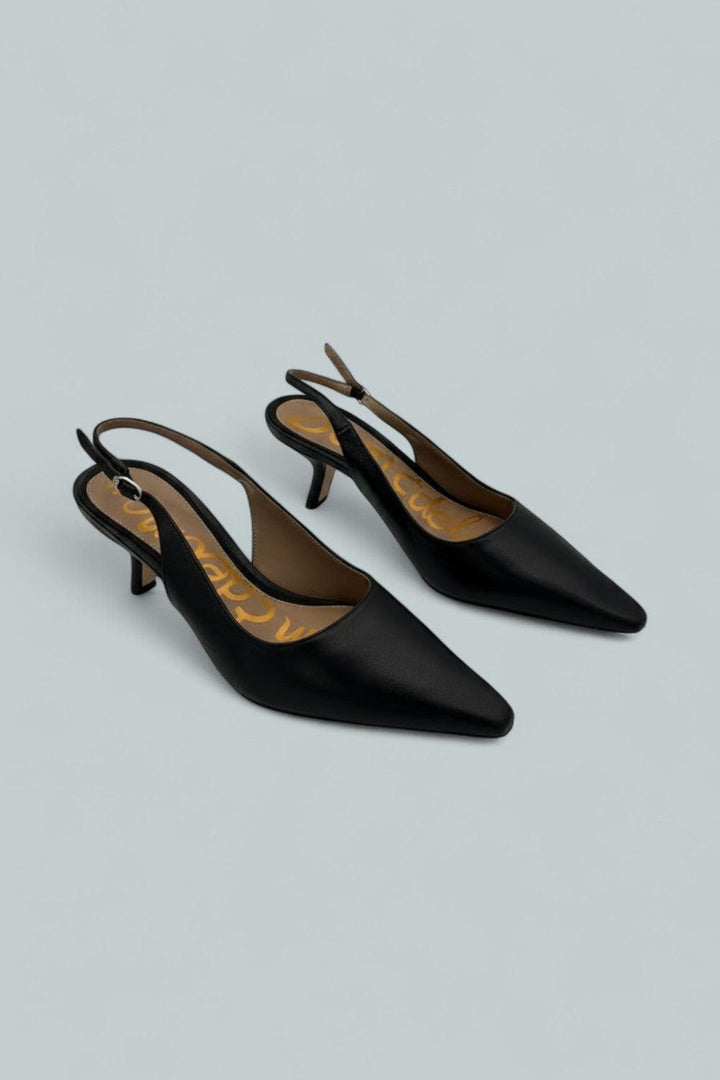 Women’s Bianka Slingback Kitten Heels - Black - Pumps