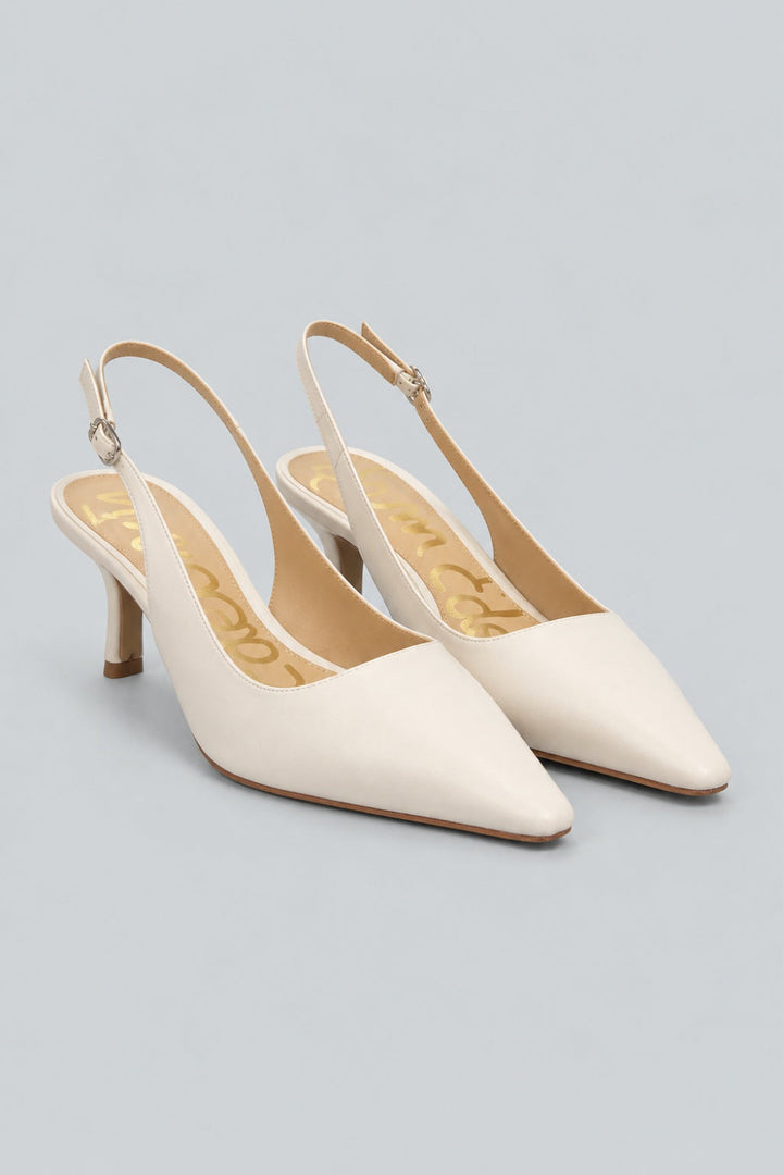 Women’s Bianka Slingback Kitten Heels - Bright White - 11 - Heels