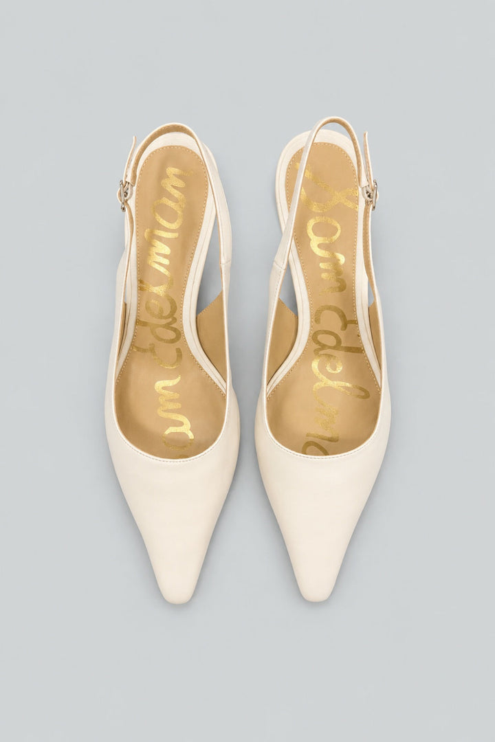 Women’s Bianka Slingback Kitten Heels - Bright White - 11 - Heels
