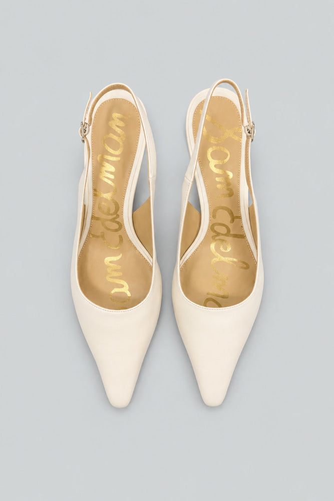 Women’s Bianka Slingback Kitten Heels - Bright White - 11 - Heels