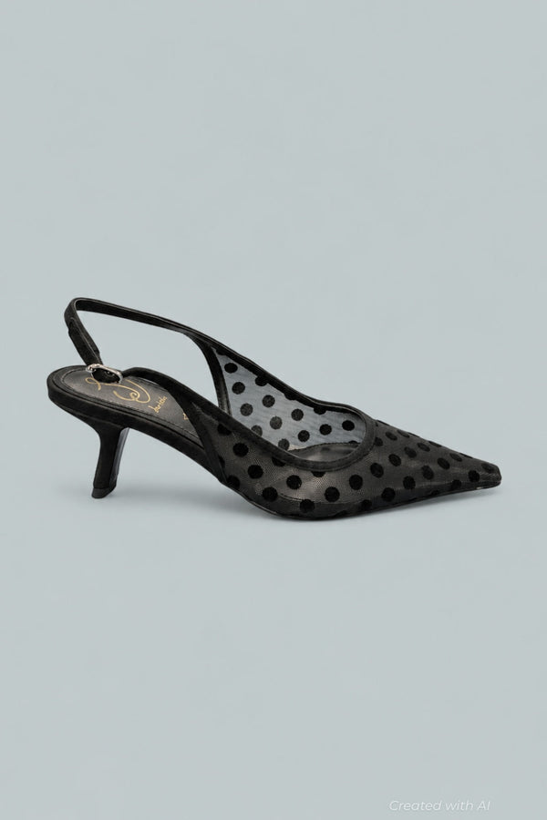 Women’s Bianka Slingback Pumps - Black - Slingback