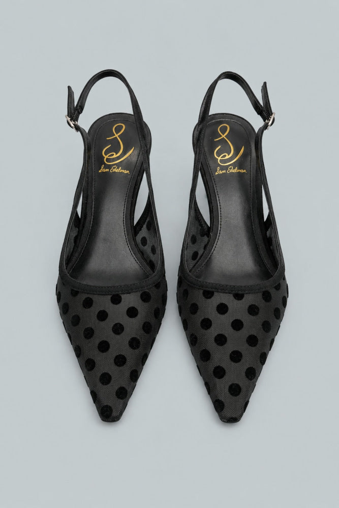 Women’s Bianka Slingback Pumps - Black - Slingback