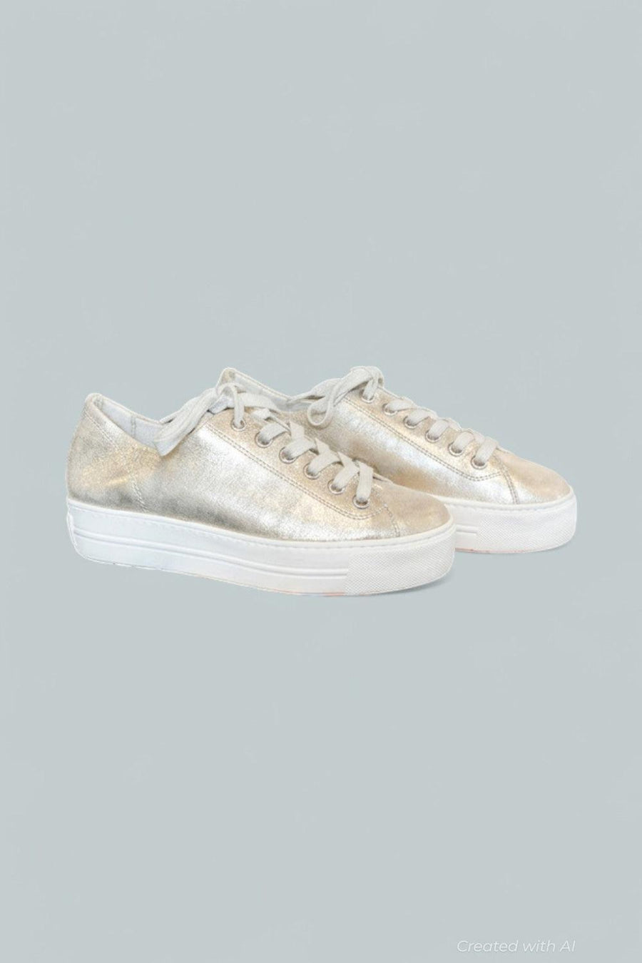 Women’s Bixby Low Top Platform Sneakers - Mineral Metallic - 8 - Sneaker