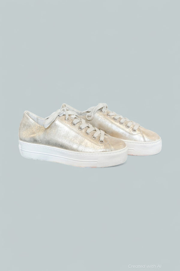 Women’s Bixby Low Top Platform Sneakers - Mineral Metallic - Sneaker