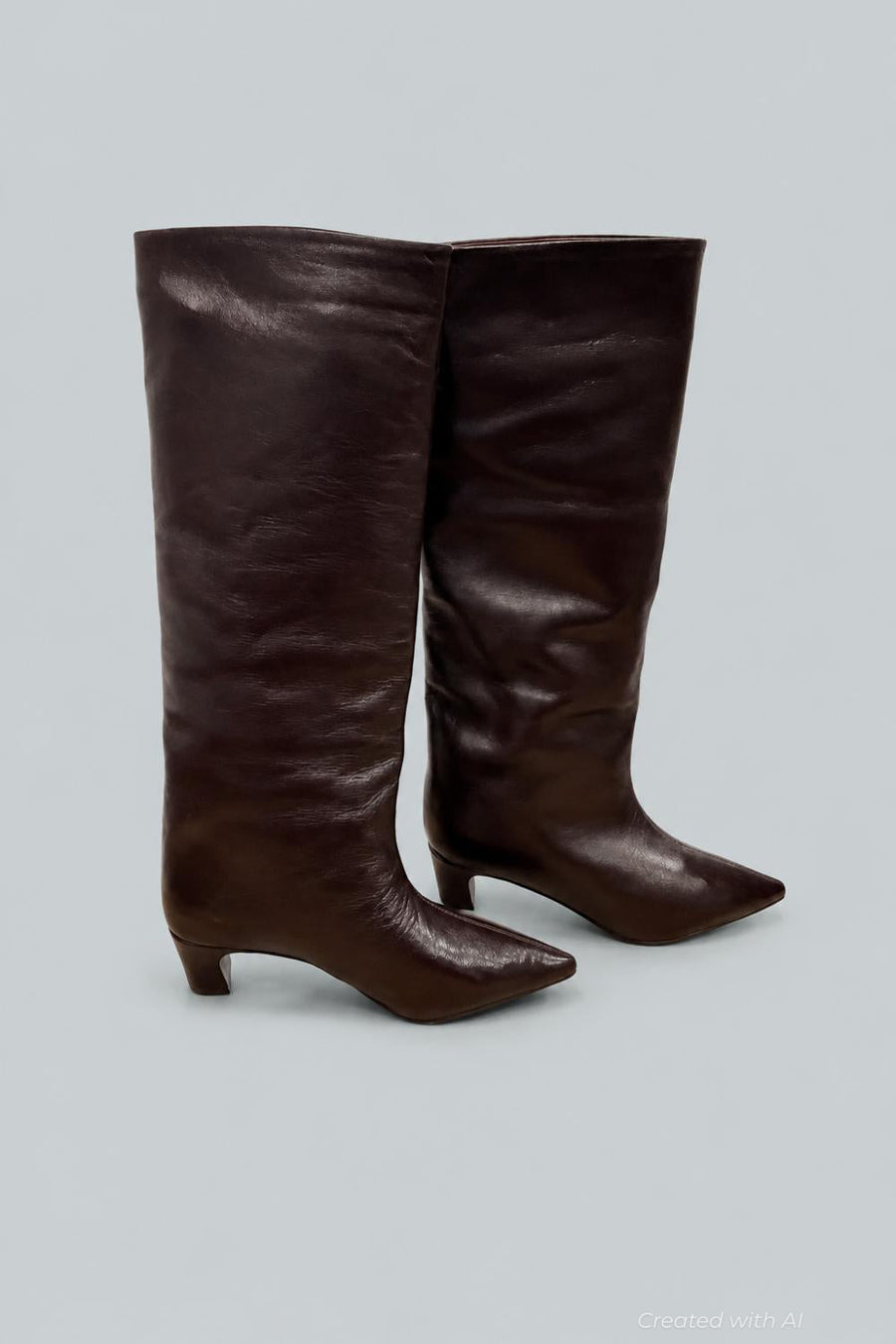 Women’s Blaze Boots - Burgundy Leather - 8 - Boots