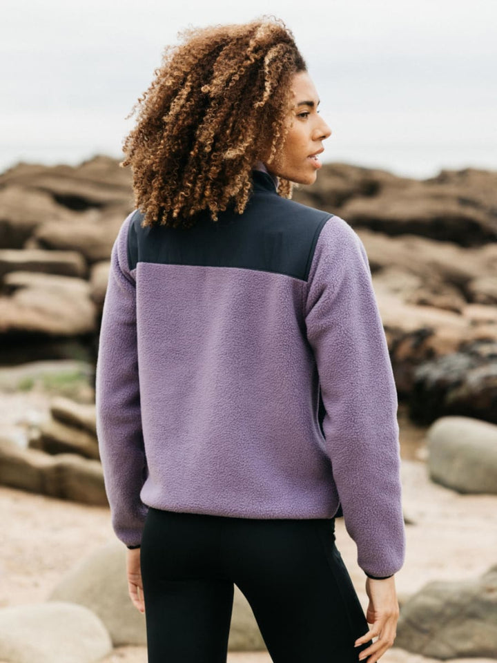 Women’s Bolster Full Zip Fleece - Violet Sky/Navy - Jacket