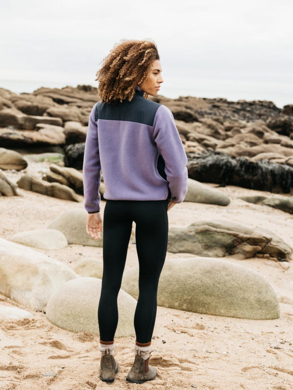 Women’s Bolster Full Zip Fleece - Violet Sky/Navy - Jacket