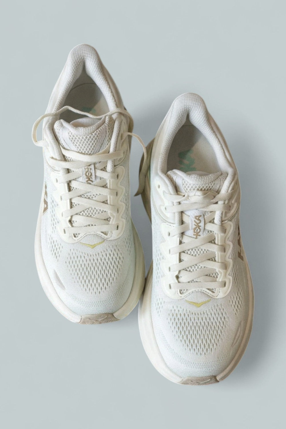 Women’s Bondi 9 Running Sneakers - Truffle Salt/Sea Glass - 8.5 - Sneaker