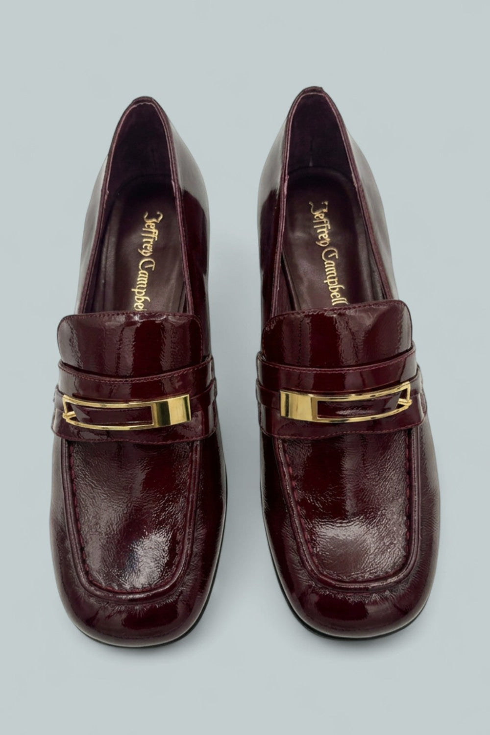 Women’s Book-Smart Loafer Pumps - Wine Crinkle Patent - 8 - Loafers