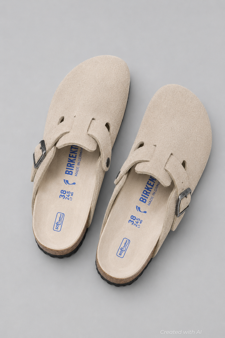 Women’s Boston Clogs - Oyster Tonal - Clog