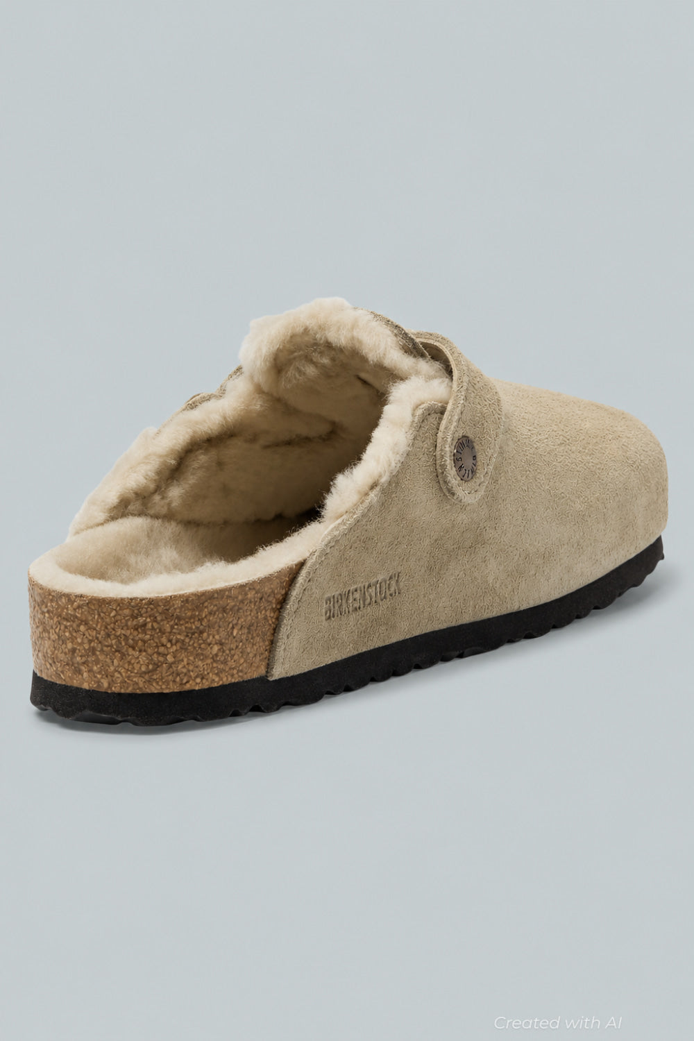 Women’s Boston Shearling Clogs - Taupe - Clog