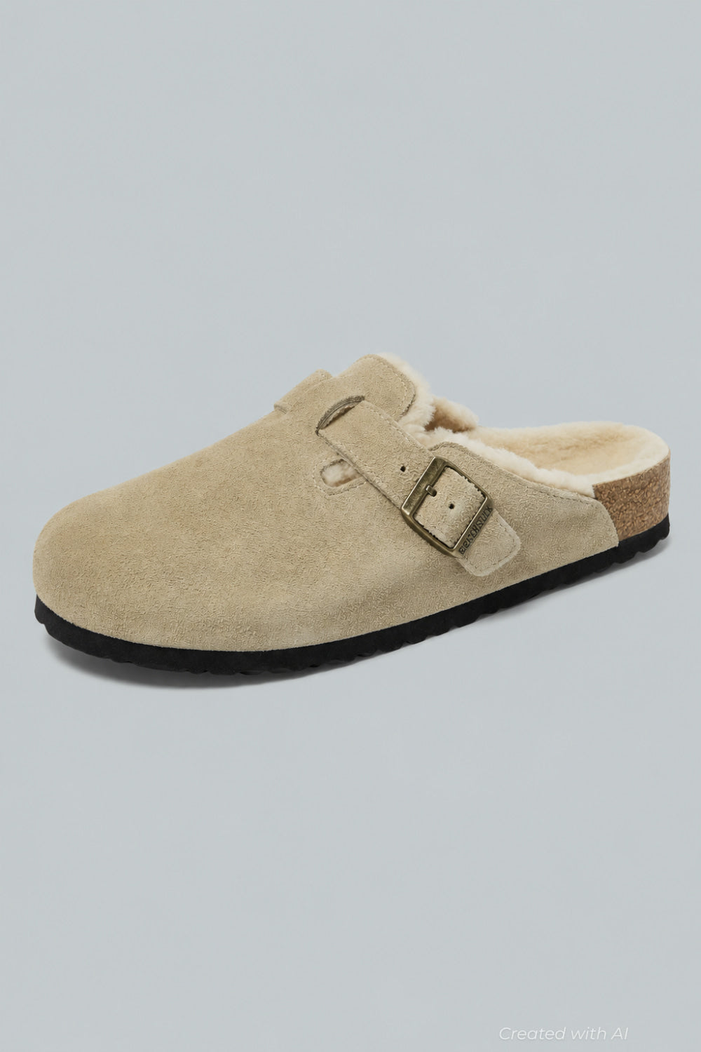 Women’s Boston Shearling Clogs - Taupe - Clog