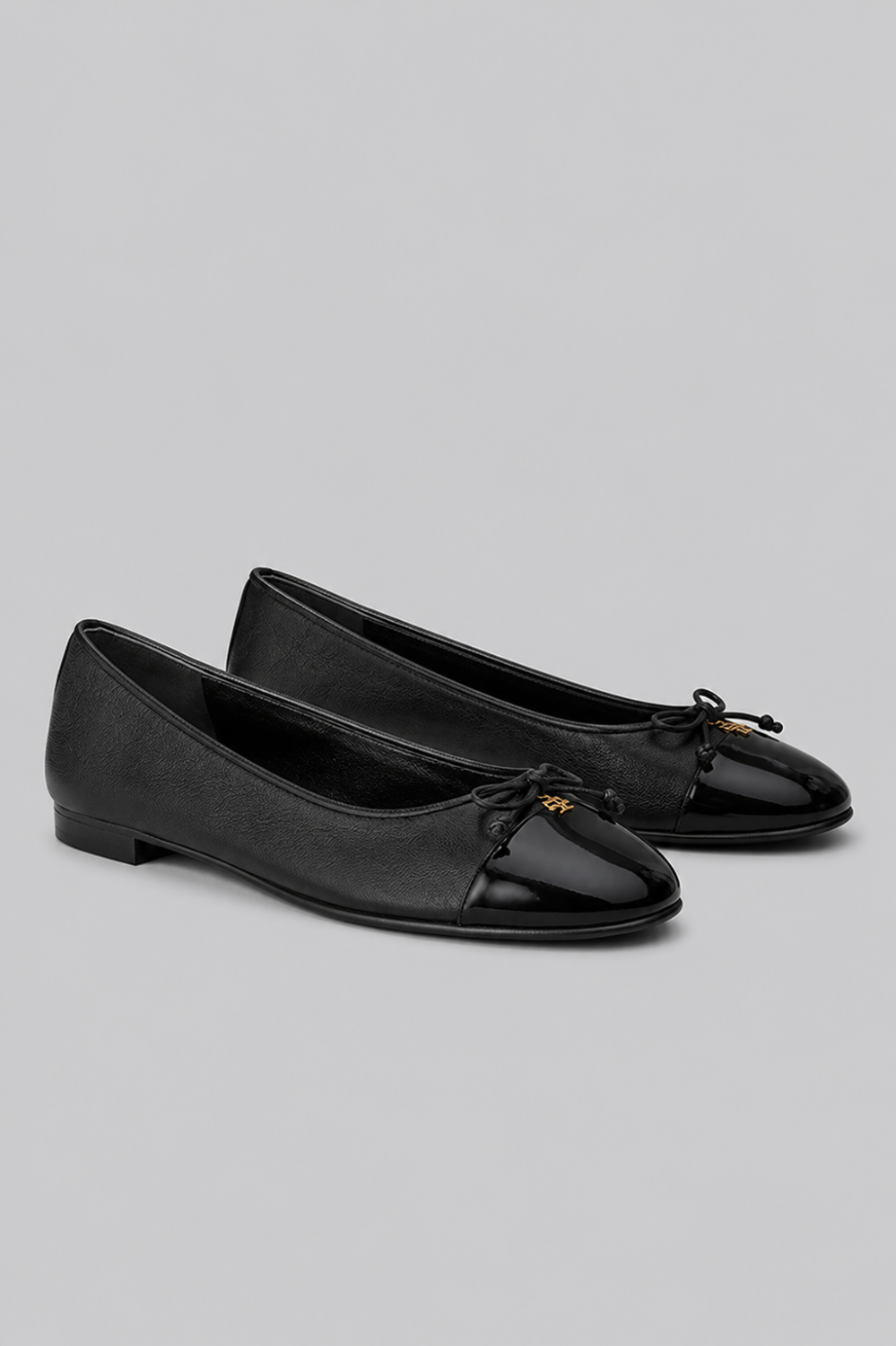 Women’s Bow Ballet Flats - Perfect Black - Flats