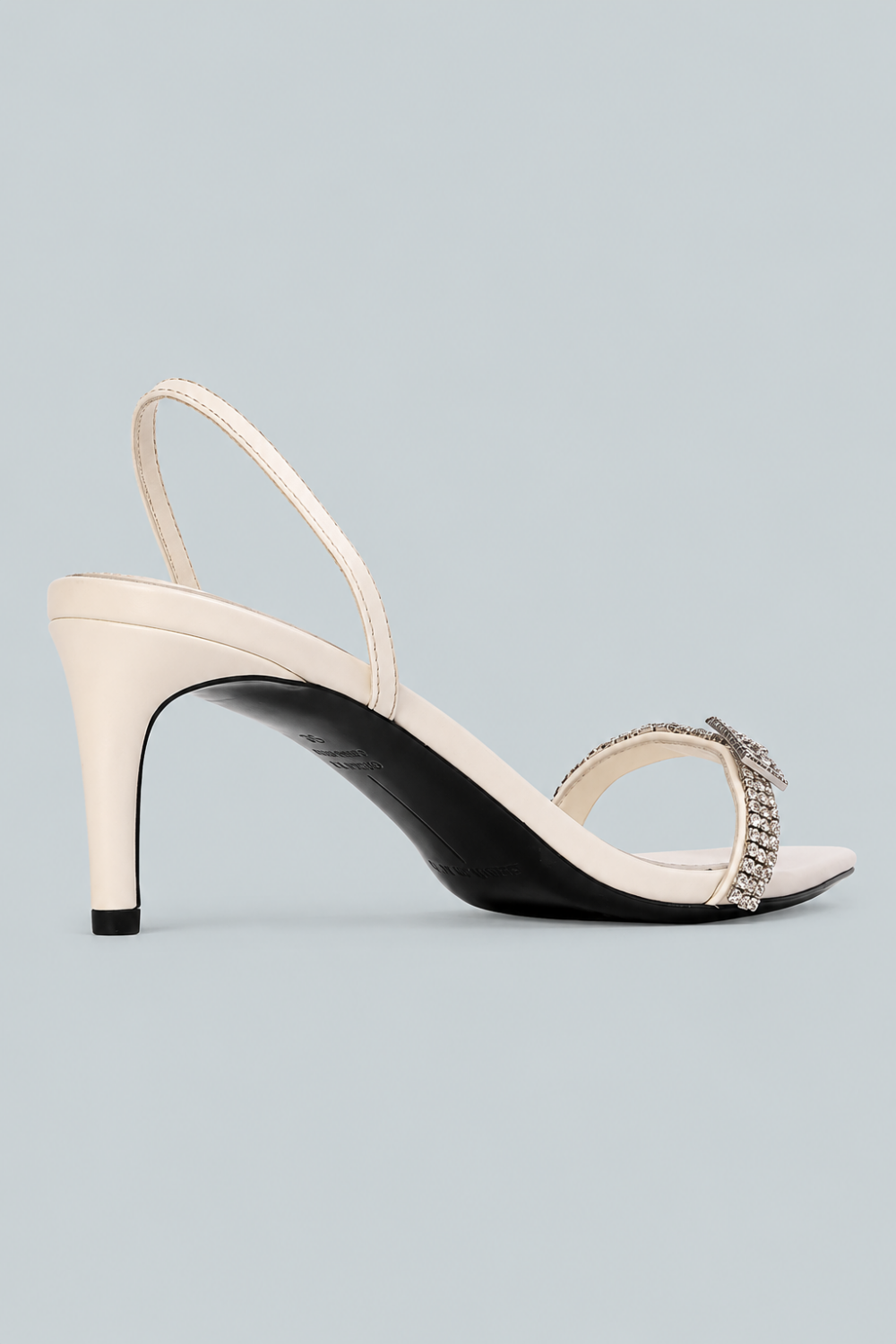 Women’s Bowie Crystal Embellished Slingback Sandals - Coconut - 7.5 US / 37.5 EU - Slingback