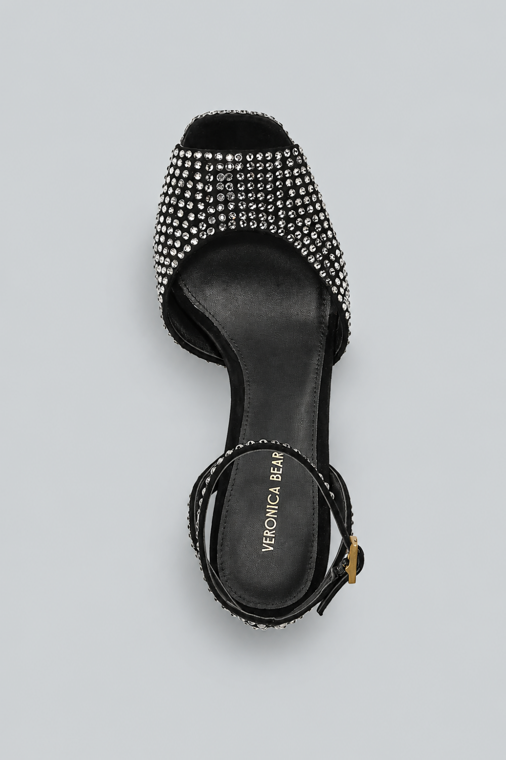 Women’s Brianne Embellished Platform Sandals - Black - Heels